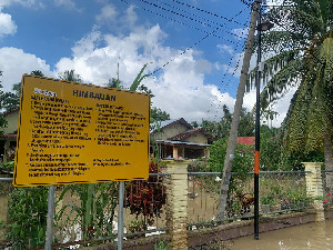 Baru Bersihkan Rumah, Pemukiman Warga di Aceh Utara Kembali Terendam Banjir