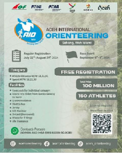 Aceh International Orienteering, Promosi Wisata Sabang Sambil Olahraga