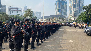 Ribuan Personel Pengamanan Kawal Aksi Demo Buruh