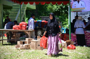 Aksi Pangan Murah Pemkab Aceh Besar, Masyarakat Pulo Nasi: Sangat Membantu