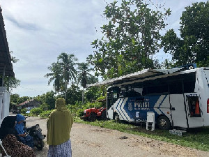 Keuchik Bak Aghu Kemukiman Tanoh Abee Apresiasi Hadirnya Mobil SIM Keliling