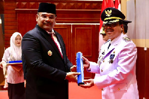 Azwardi Dilantik Sebagai Pj Bupati Aceh Barat