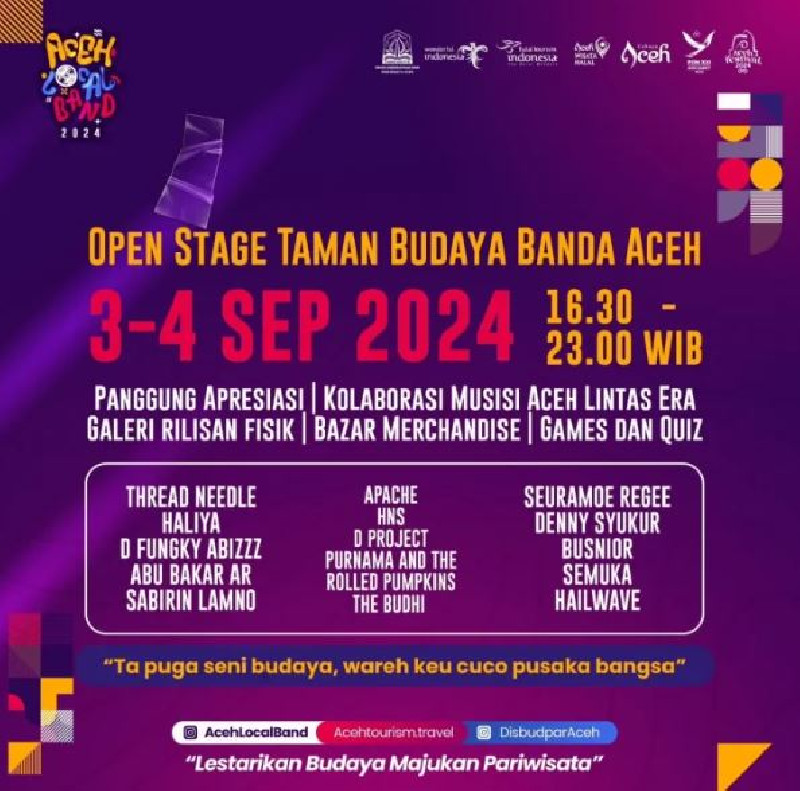 Aceh Local Band 2024, Panggung Apresiasi Musisi Lokal