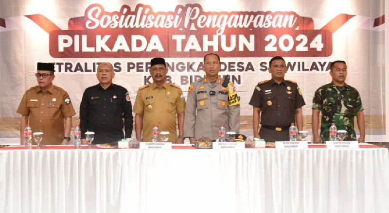 Kapolres Bireuen Tekankan Netralitas Perangkat Desa Selama Pilkada