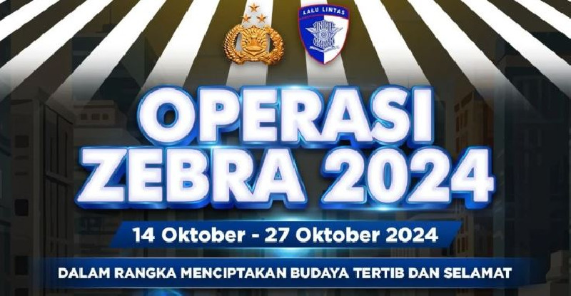 Operasi Zebra Mulai Digelar Hari Ini, Petugas Akan Kedepankan Pendekatan Humanis