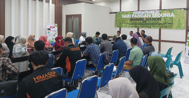 Sharing Session, Masyarakat Aceh Diajak Sadar Pangan Kurangi Food Loss dan Waste