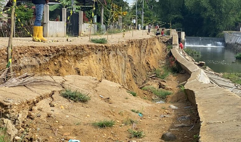 Proyek Tanggul Irigasi Rp2 Miliar Semakin Parah, PUPR Aceh Utara Surati Provinsi