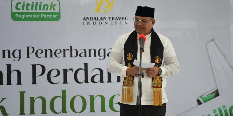 Pj Gubernur Safrizal Apresiasi Citilink Buka Rute Penerbangan Umrah dari Aceh