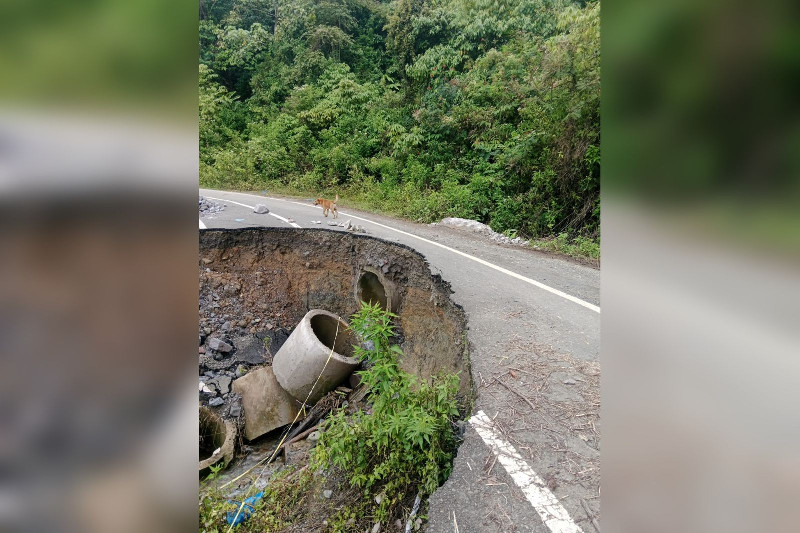 Warga Aceh Tengah Desak Penanganan Jalan Amblas