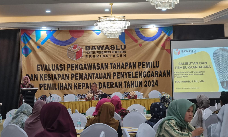 Panwaslih Aceh Ajak Masyarakat Awasi Pilkada 2024 secara Aktif