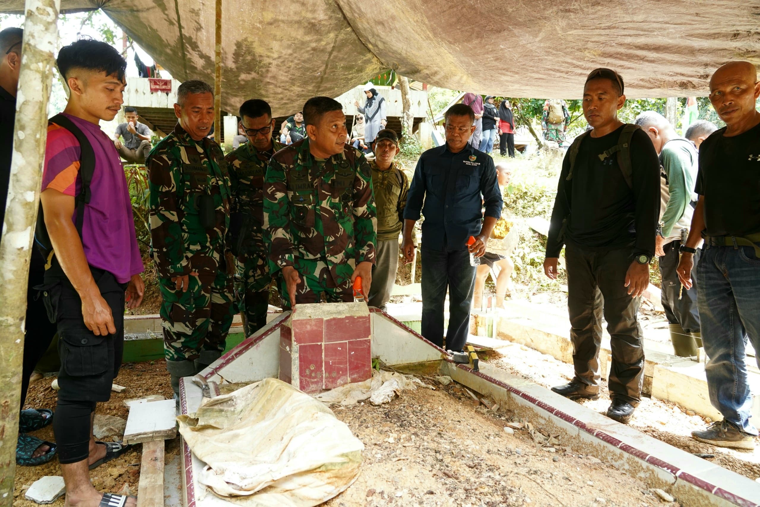 Makam Cut Mutia Ahirnya Dipugar TNI