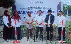 Telkom Aceh Bantu Sarana Air Bersih untuk Pesantren Teknologi di Jantho