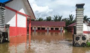 Permukiman Warga Aceh Singkil masih Terendam Banjir