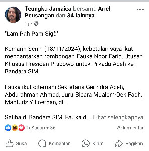 Drama Politik di VVIP Bandara SIM, Syekh Fadil Lontarkan Kata-kata Tajam ke Teungku Jamaica