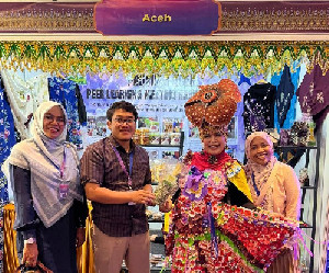 UMKM Aceh Besar Laris Manis di Pameran Peer Learning Meeting Nasional