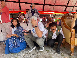Tim UNESCO di Lhoknga, BMKG Aceh Gelar Simulasi Tsunami