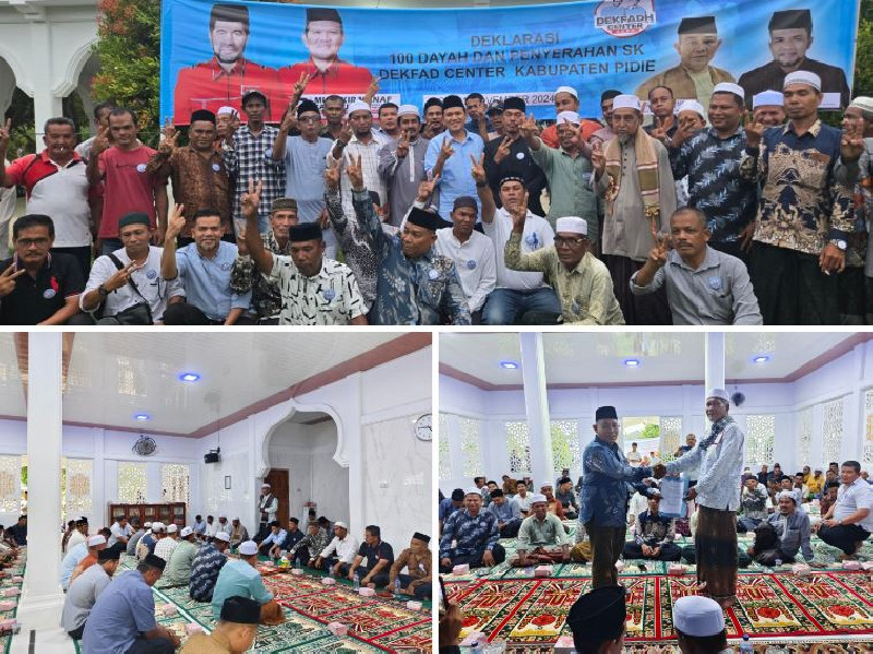 Nasrul Sufi Penggagas Referendum dan Aktivis 98, Kumpulkan 100 Pimpinan Dayah di Pidie