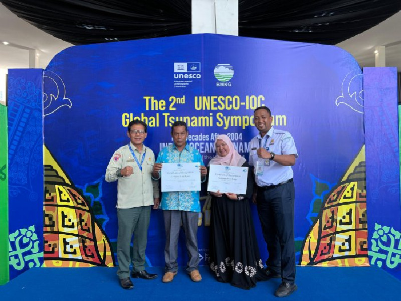 UNESCO Tetapkan Gampong Mon Ikeun dan Lam Kruet Sebagai Daerah Tsunami Ready