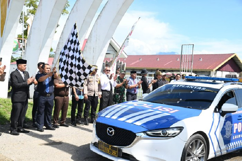 Forkopimda Aceh Besar Lepas Logistik Pilkada 2024