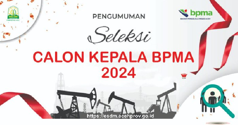 Pemerintah Aceh Buka Seleksi Calon Kepala BPMA, Pendaftaran Hingga 29 November