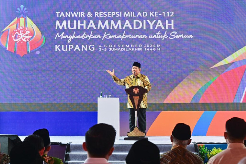 Presiden Prabowo Apresiasi Peran Strategis Muhammadiyah dalam Membangun Bangsa