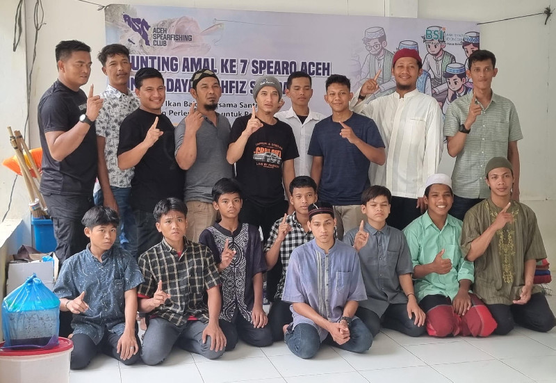 Aceh Sperfishing Club Gelar Hunting Amal ke-7 di Pondok Pesantren Sahida Japakeh