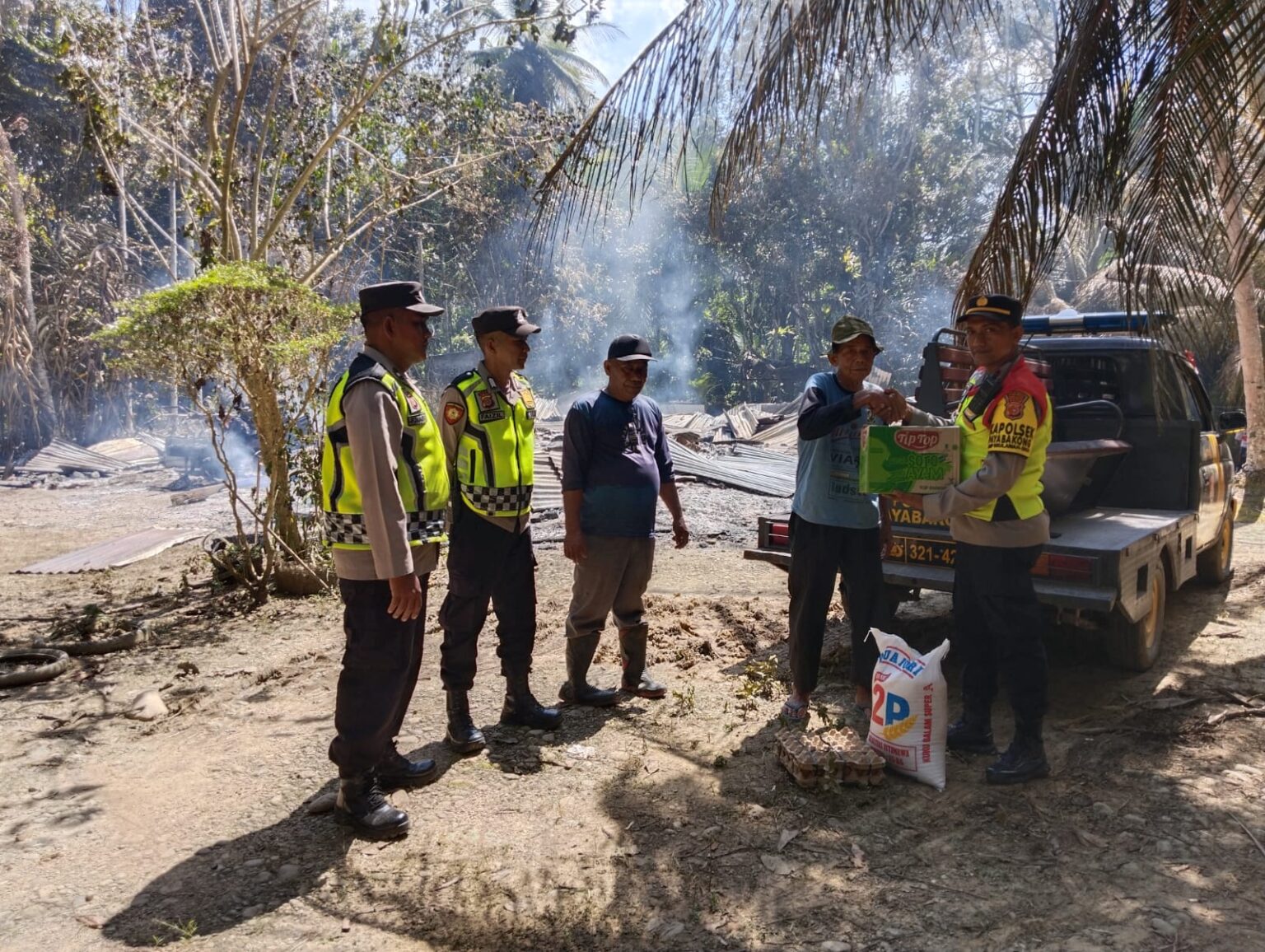 Rumah Milik Lansia di Paya Bakong Aceh Utara Ludes Terbakar