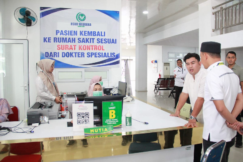 Sidak Pelayanan RSUD Meuraxa, Almuniza Kamal: Alhamdulillah Sudah Cukup Baik.