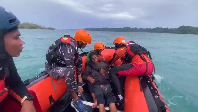 Terapung 36 Jam di Laut, Nelayan Simeulue Ditemukan Selamat