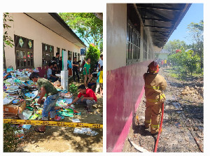 Kebakaran Melanda SDN 1 Tanoh Abee, Tidak Ada Korban Jiwa