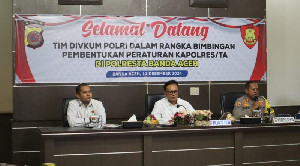 Divkum Polri Sosialisasi Pembentukan Peraturan Kapolres pada Jajaran