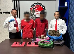 Polres Aceh Barat Berhasil Amankan 2 Tersangka dan Sita 100,55 Gram Sabu