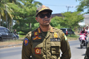 Tim Gabungan Pemkab Aceh Besar Gelar Patroli Malam Pergantian Tahun Baru