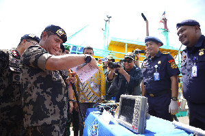 KKP Tangkap 3 Kapal Asing Pencuri Ikan di Perairan Selat Malaka