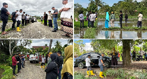 Majelis Hakim MS Jantho Descente Perkara Kewarisan di Kuta Baro Aceh Besar