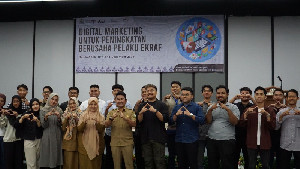 29 Pelaku Usaha Ekonomi Kreatif Ikuti Pelatihan Digital Marketing