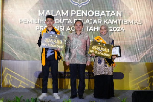 Zhafar Herida dan Nadia Putri Dinobatkan Sebagai Duta Pelajar Kamtibmas 2024