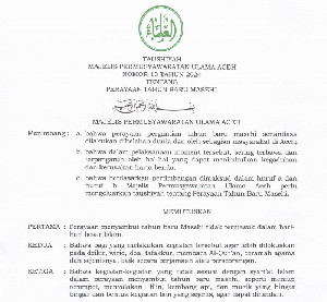 MPU Aceh Serukan Perayaan Tahun Baru Masehi dengan Kegiatan Islami