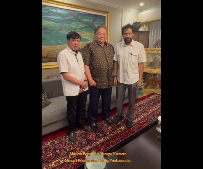 Mantan Ketum Golkar Airlangga Hartanto Ucapkan Selamat Atas Kemenangan Mualem-Dek Fadh