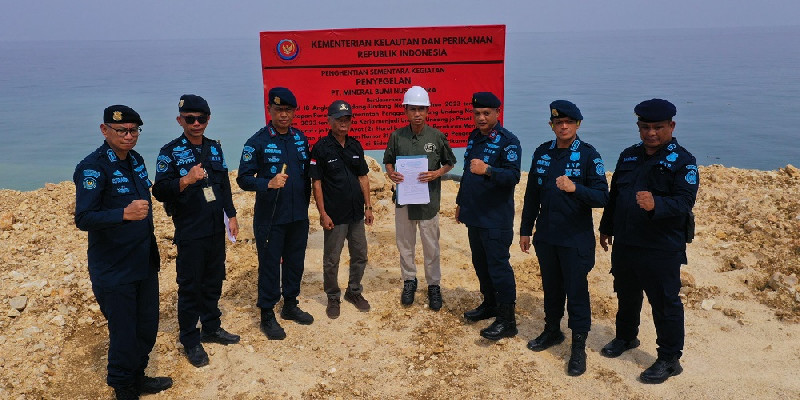 KKP Stop Dua Proyek Jetty Ilegal di Morowali