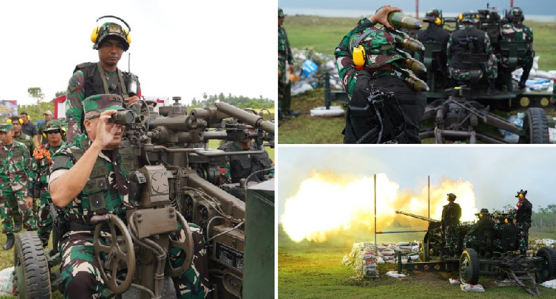 TNI AD Latihan Perang Senjata Berat Pemusnah Pesawat, Pangdam IM: Luar Biasa