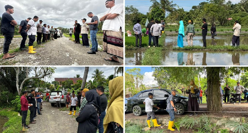 Majelis Hakim MS Jantho Descente Perkara Kewarisan di Kuta Baro Aceh Besar