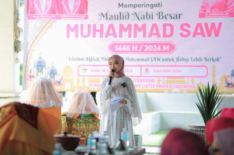 Peringati Maulid Nabi Bersama PPLIPI, Nana Hafizah Ajak Teladani Sifat Rasulullah