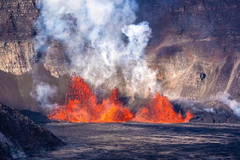 Aktivitas Vulkanik Gunung Kilauea Hawai kembali Aktif, Wisatawan Diminta Waspada