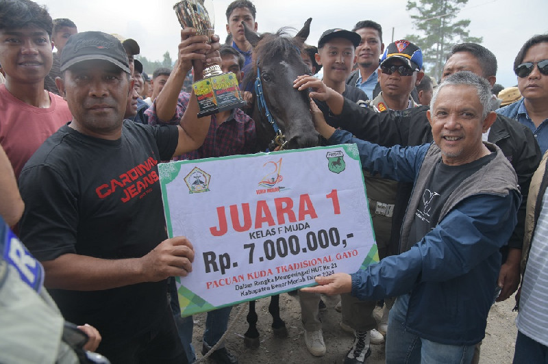 Pacuan Kuda Tradisional Gayo di Bener Meriah Sukses Dihelat