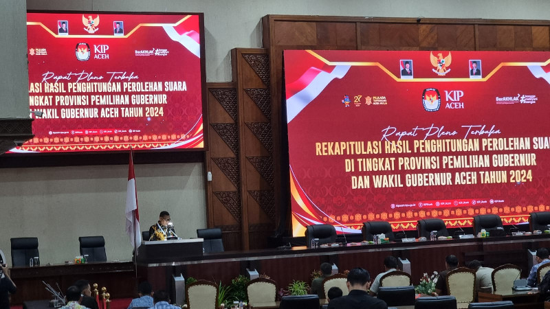 Mualem-Dek Fadh Resmi Menang Pilgub Aceh 2024