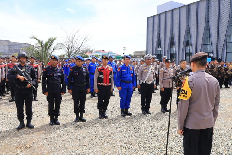 Polda Aceh Kerahkan 400 Personel untuk Amankan Penetapan Gubernur dan Wakil Gubernur Terpilih