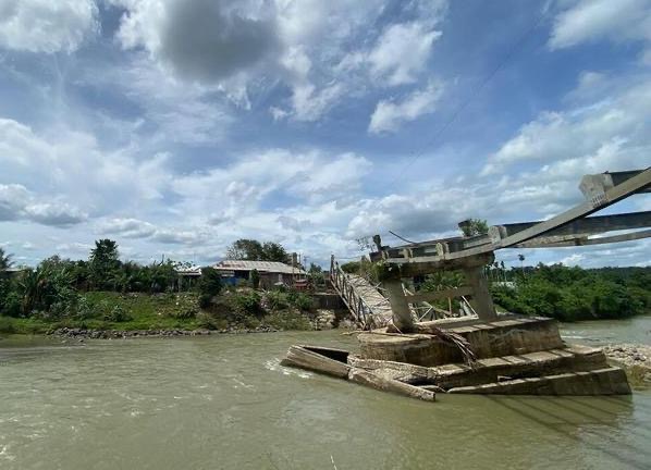 Jembatan Krueng Sawang Aceh Utara Ambruk, Butuh Dana Rp 35 Miliar untuk Pembangunan Baru