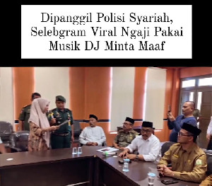 Selebgram Aceh Ngaji Sambil Dangdut Minta Maaf Akui Kesalahan di Live Streaming