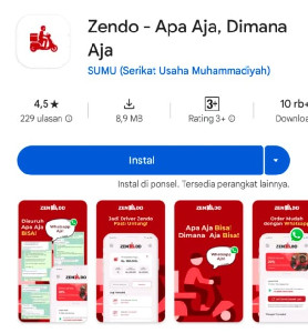 Mengenal Zendo, Aplikasi Ojek Online dari Muhammadiyah